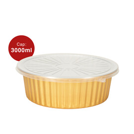 Aluminium Foil 250/82 (Gold) with Plastic Lid